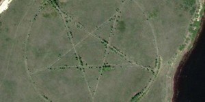 Explicación al misterioso pentagrama en Kazajistán que apareció en Google Maps