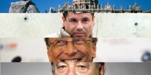 Cuánto dinero tiene el Vaticano, “Chapo” Guzmán, Bill Gates, Justin Bieber, la FIFA y Carlos Slim